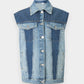 KIGALI GILET PINKO IN DENIM