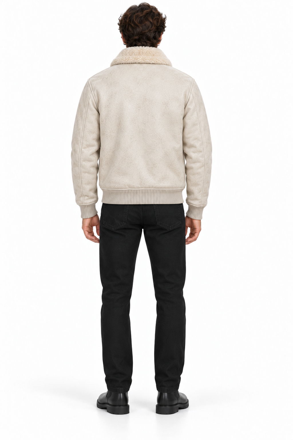 SEINSE Bomber Effetto Montone – Panna
