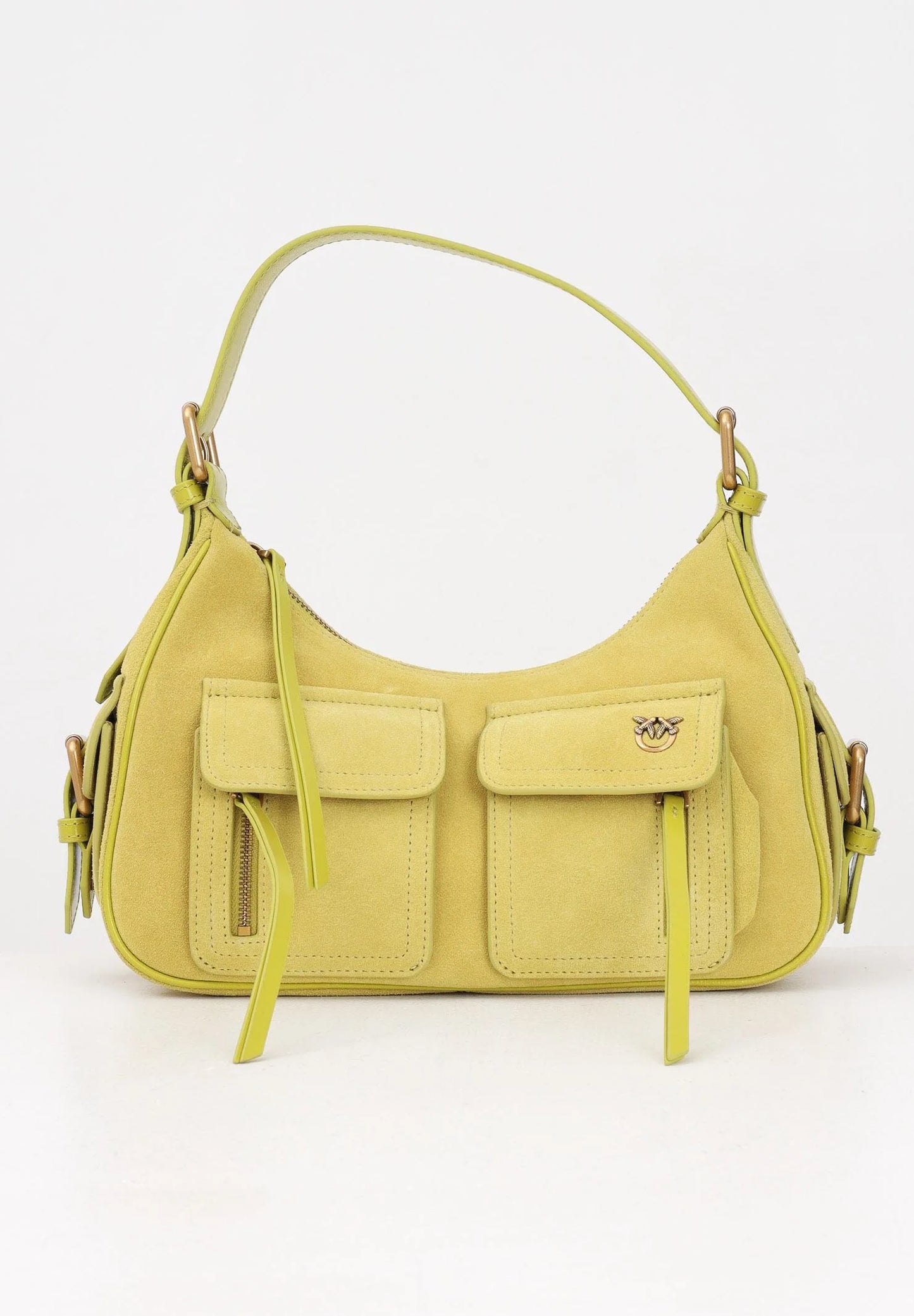 BORSA CARGO SUEDE PINKO