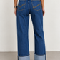 Pinko – Jeans donna con risvolto