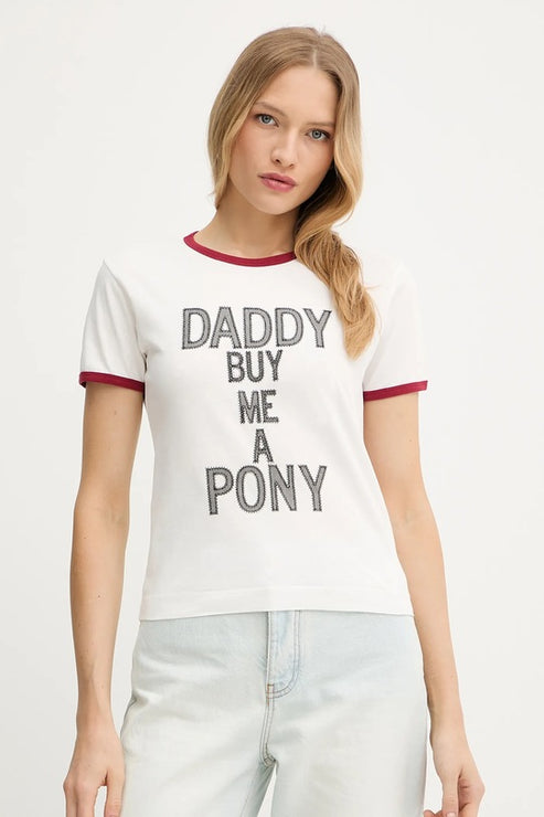 WALER T-SHIRT PINKO