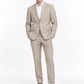Abito completo Hugo Boss beige, vista frontale su modello