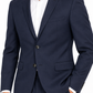 Abito completo uomo HUGO blu navy, dettaglio giacca e tessuto