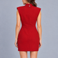 Abito rosso Aniye By su modella — retro, senza top
