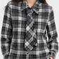 Camicia donna a quadri con cravatta – Tensione In retro