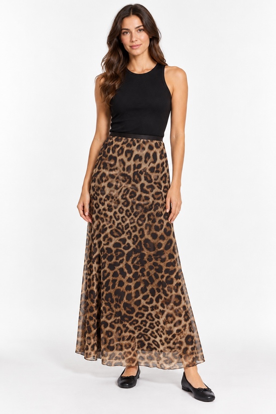 Gonna donna lunga leopardata – Dixie fronte