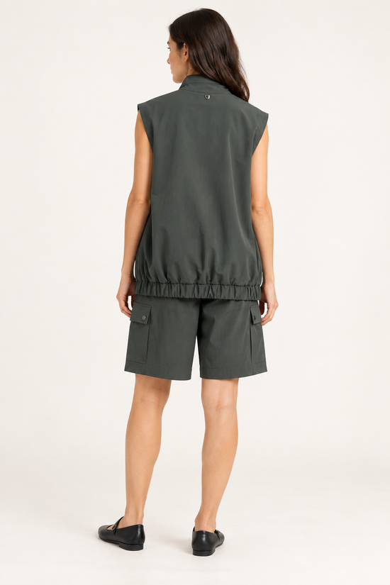 Completo donna bermuda e gilet – Dixie back
