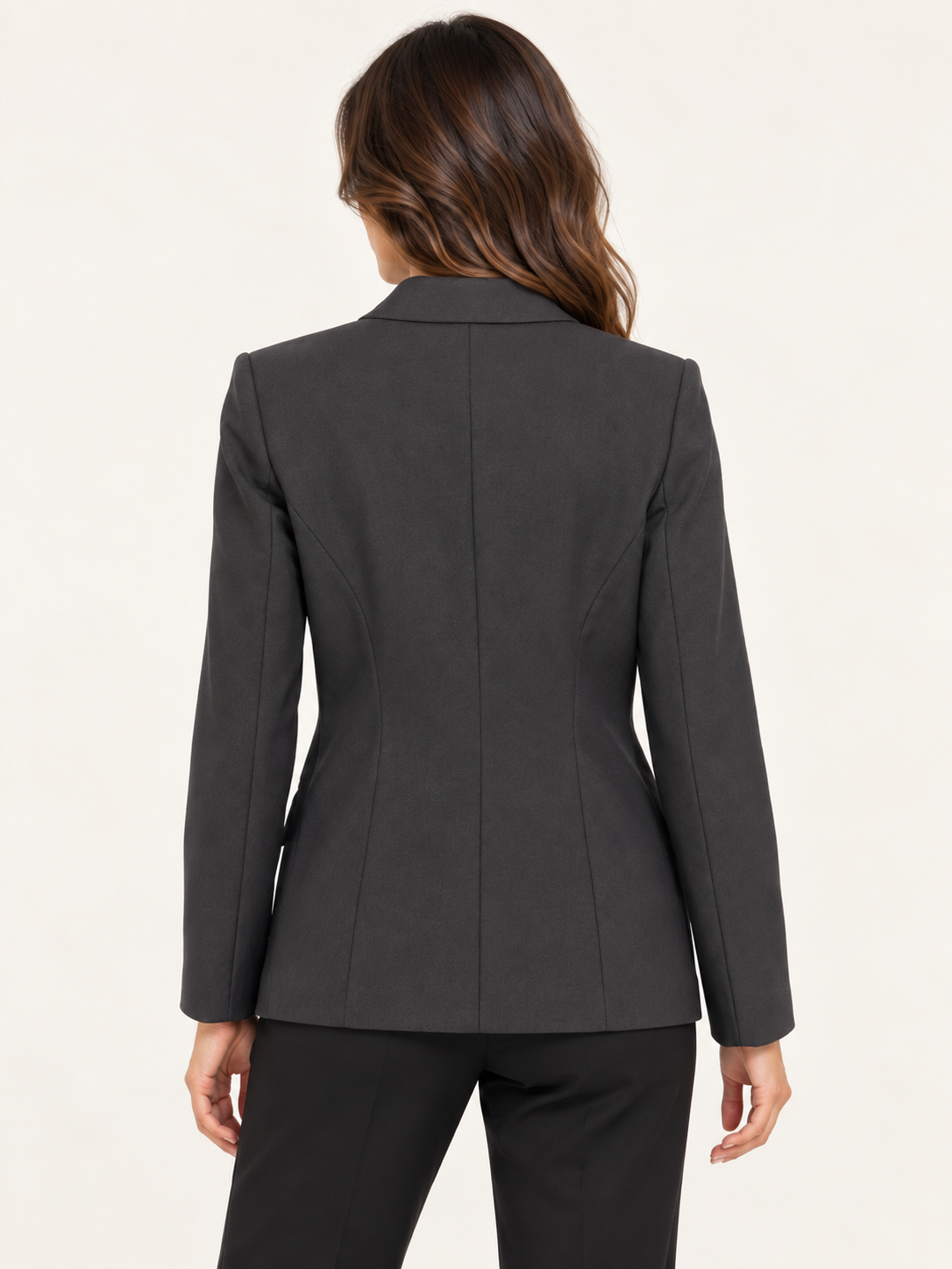 Giacca donna antracite con interno leopardato – Emma&Gaia back