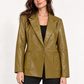 Giacca donna doppiopetto color whisky – HaveOne front