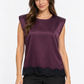 Shirt donna con merletto nero – Motel fronte