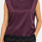 Shirt donna con merletto nero – Motel retro