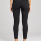 Pantalone nero Liu Jo skinny con dettagli al fondo - retro - immagine AI
