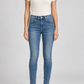 Jeans Liu Jo skinny con bottone gioiello - fronte - immagine AI