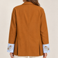 Blazer Tensione In marrone indossato - vista posteriore