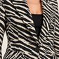 Blazer Dixie animalier — dettaglio; immagine digitale illustrativa