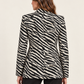 Blazer Dixie animalier — retro indossata; immagine digitale illustrativa