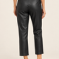 Pantalone nero Liu Jo in ecopelle - vista posteriore su modella