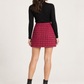 Gonna Liu Jo fucsia con bottoni dorati — retro
