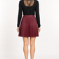 HAVEONE – Maglia nera con retro in pizzo – retro su modella