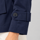 Trench corto Maddalena Di Lorenzo blu navy - dettaglio