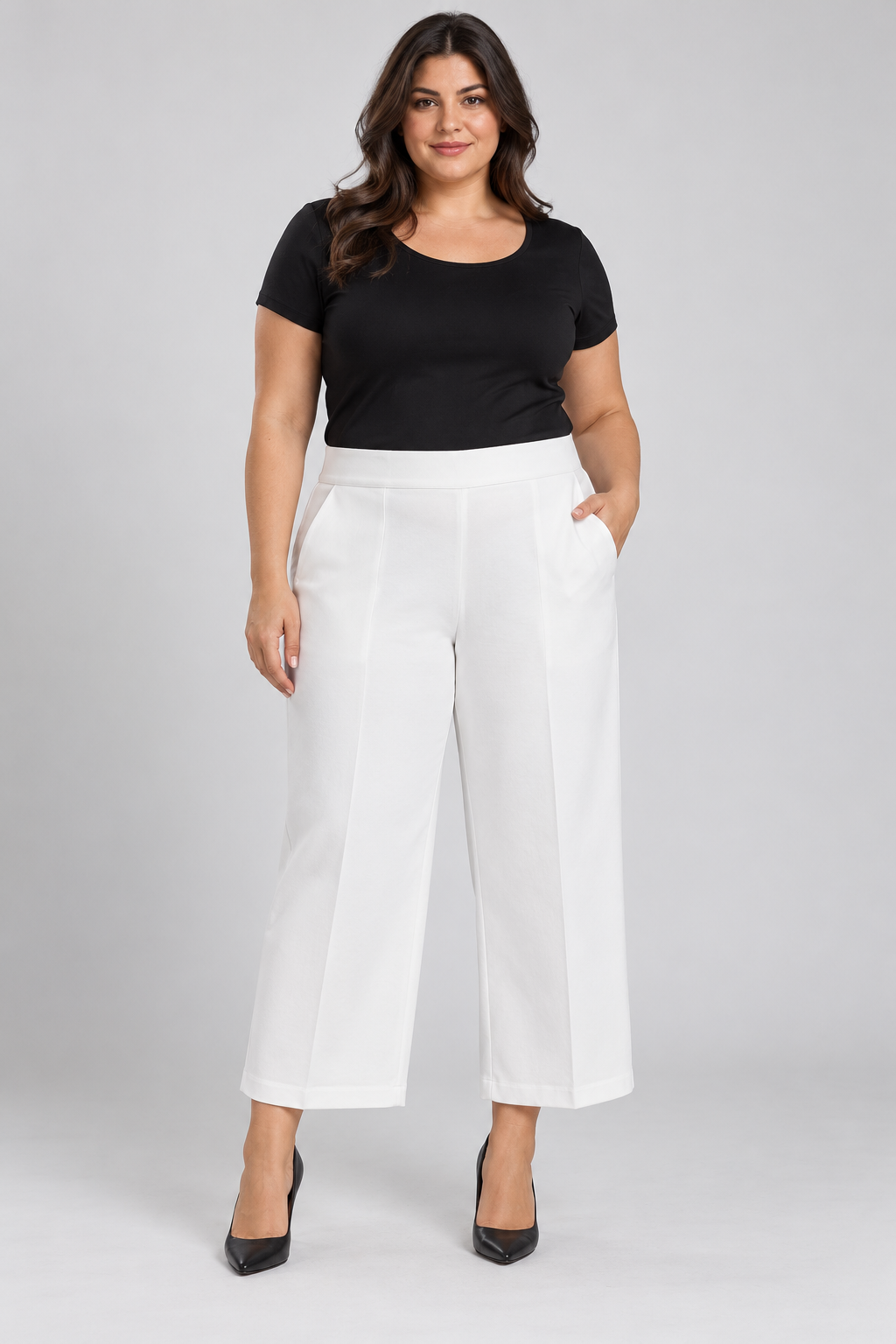 Pantalone Milva bianco - fronte