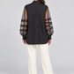 Camicia Milva nera con maniche trasparenti - retro