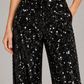 Pantalone donna Motel con paillettes nere - dettaglio