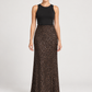 Gonna lunga Aniye By con paillettes — fronte su modella