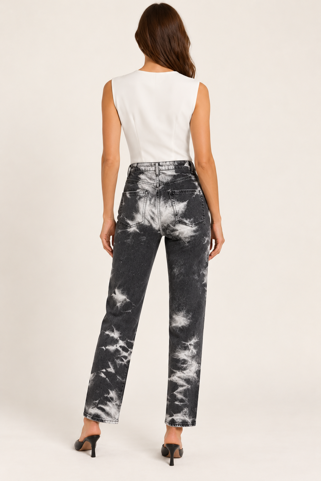 Jeans Dixie Mary effetto délavé - retro