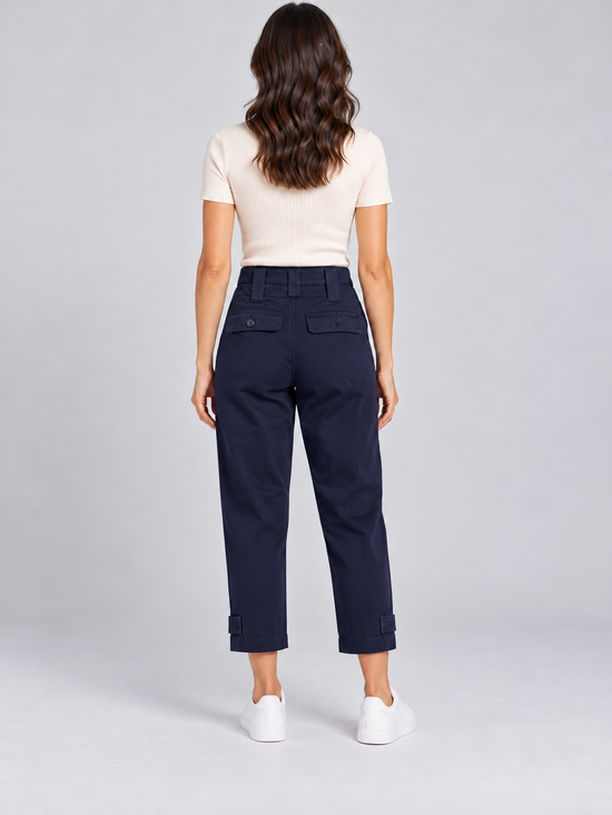 Pinko – Pantalone cargo blu scuro – retro
