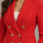 Blazer Pinko rosso doppiopetto - dettaglio