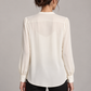 Blusa Pinko avorio con laccio al collo - retro