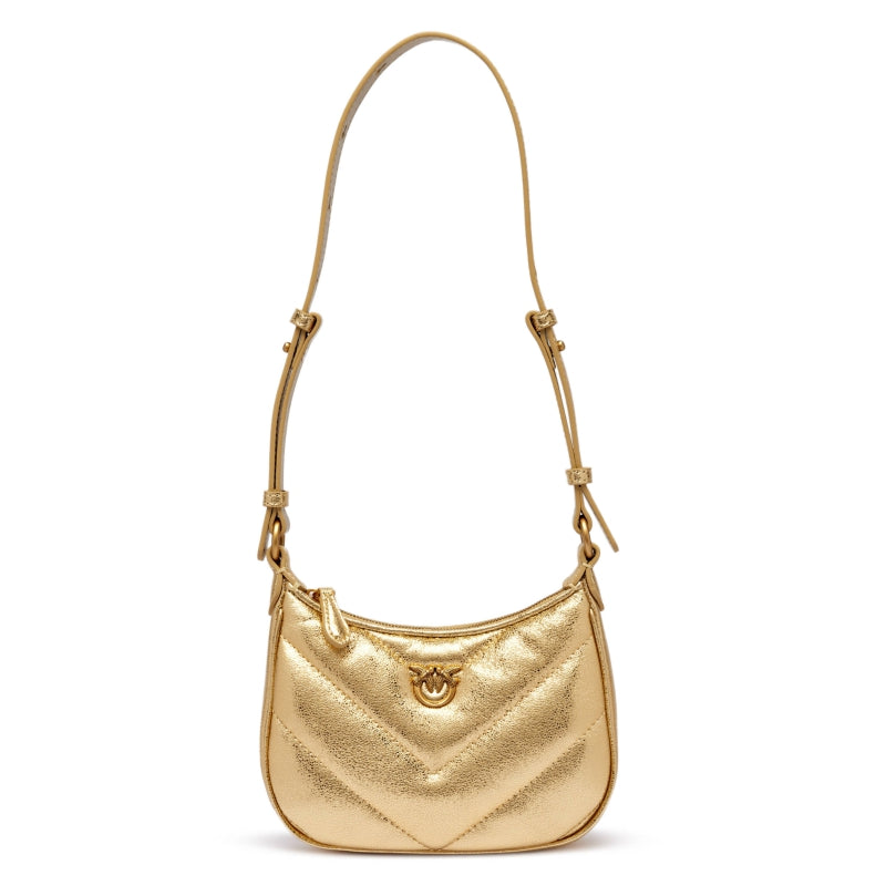 BORSA MEZZA LUNA PINKO