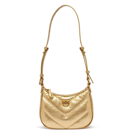BORSA MEZZA LUNA PINKO