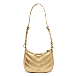 BORSA MEZZA LUNA PINKO