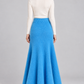 Gonna lunga Pinko azzurra su modella – retro