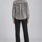 Pinko – Giubbino denim grigio effetto lavato – retro