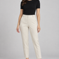 Pinko – Pantalone avorio con piega – fronte