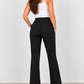 Pantalone Pinko nero con lacci - retro su modella