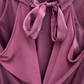 Pinko Top viola con fiocco sul retro – dettaglio