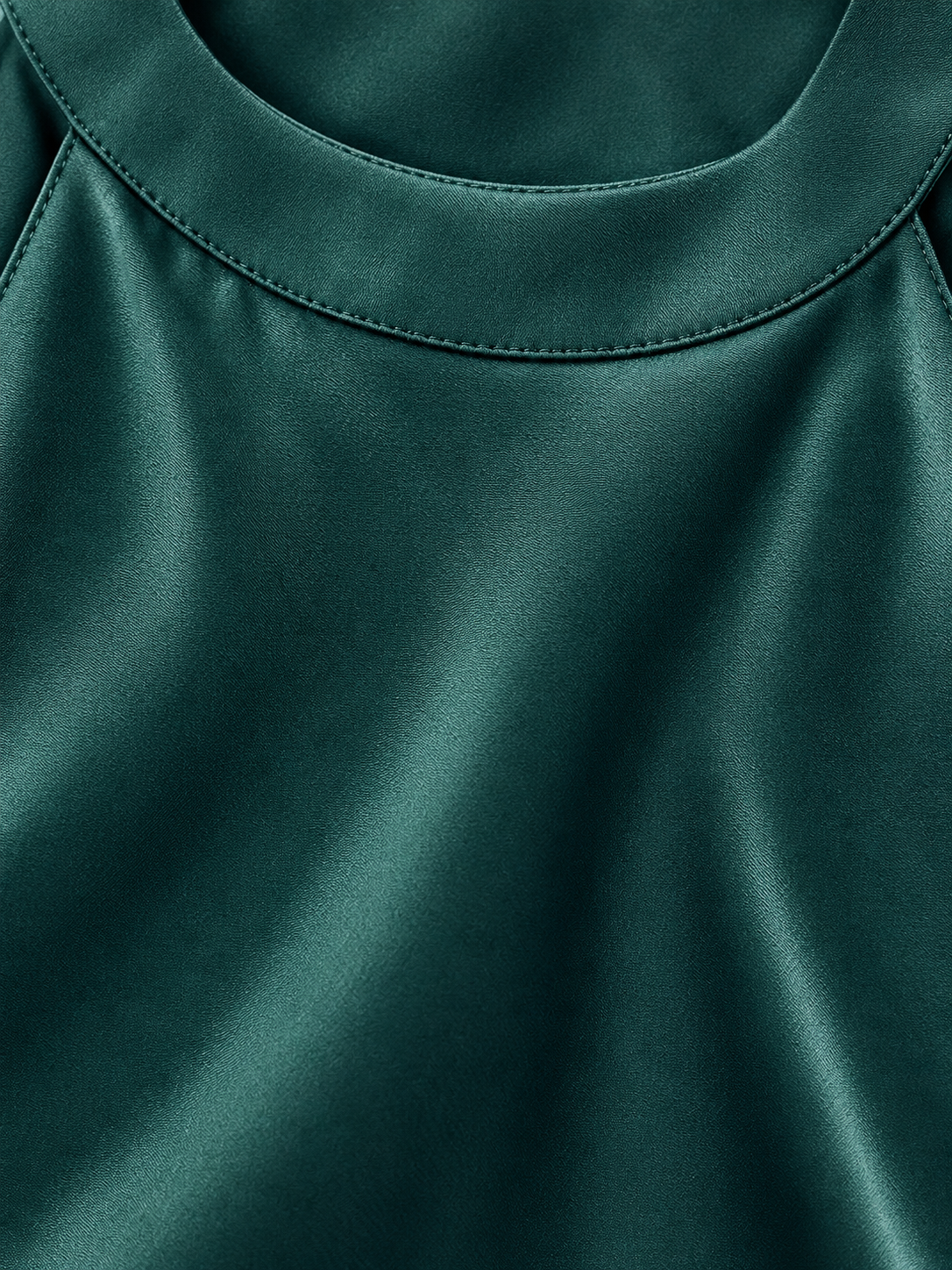 Pinko Top verde con fiocco sul retro – dettaglio