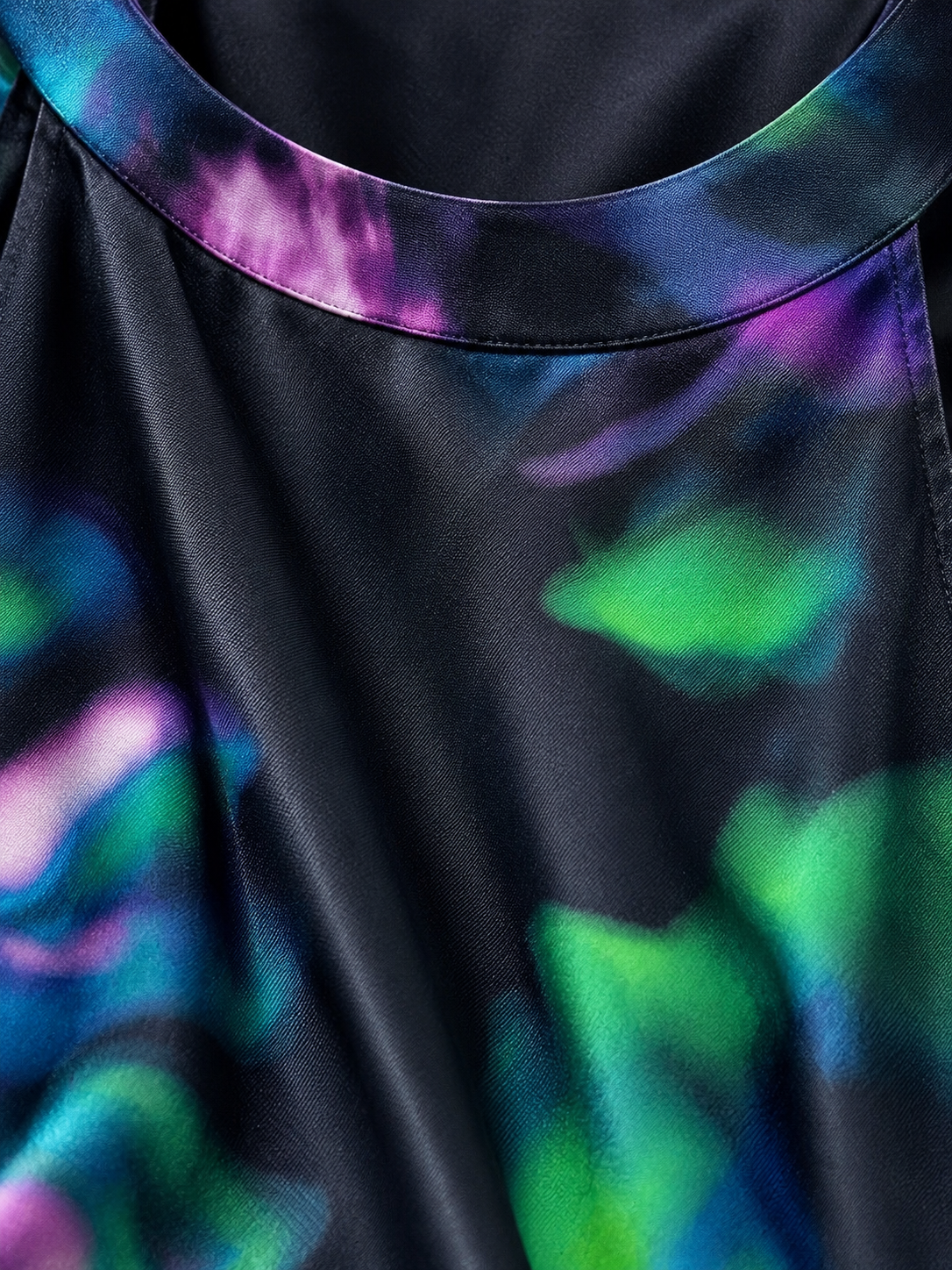 Pinko Top fantasia verde viola e blu – dettaglio