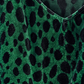 Pinko Top animalier verde e nero – dettaglio