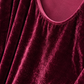 Pinko Top in velluto bordeaux – dettaglio