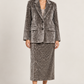 Imperial – Tailleur con gonna e paillettes - fronte
