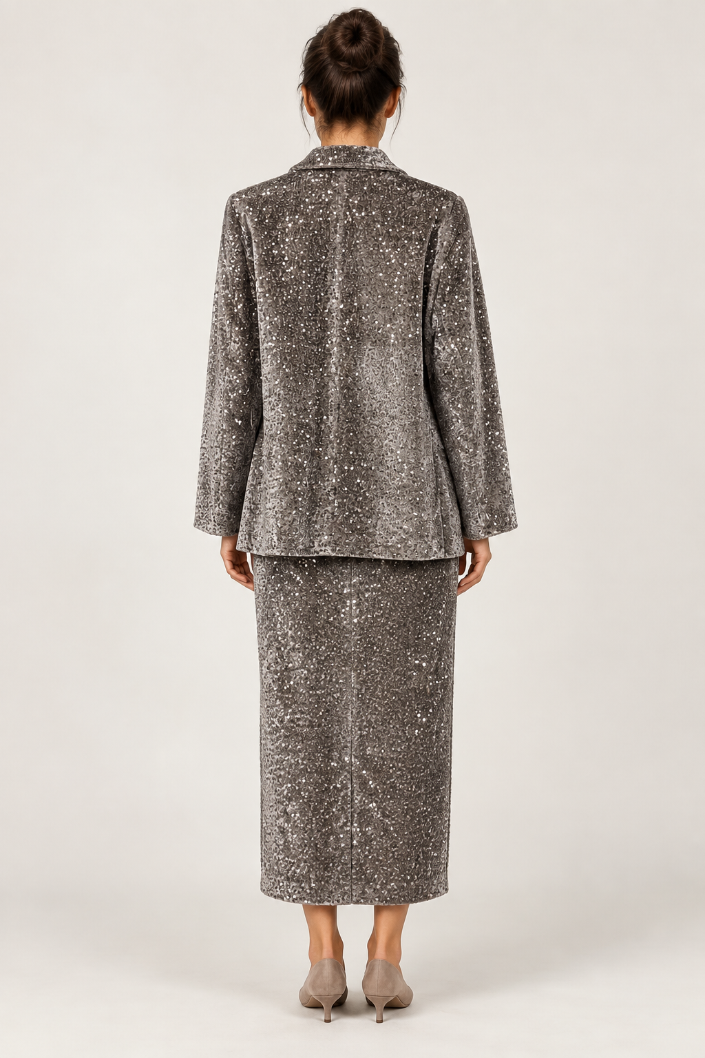 Imperial – Tailleur con gonna e paillettes - retro